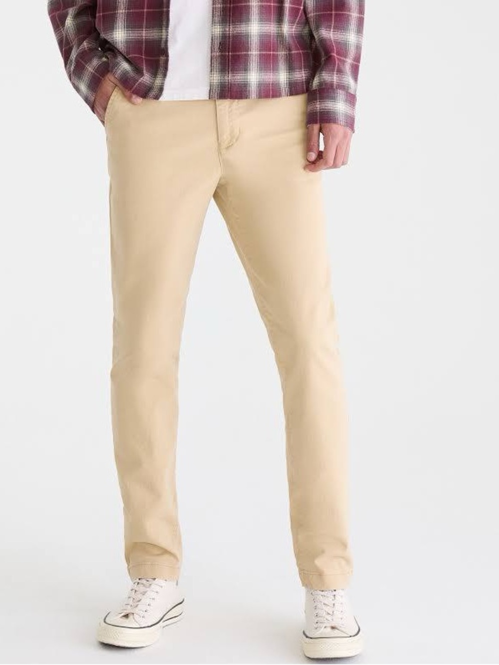Aéropostale Men's Skinny Chino Pants in Khaki